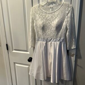 Juliette (Your Special Day) Elegant White Mini Gown